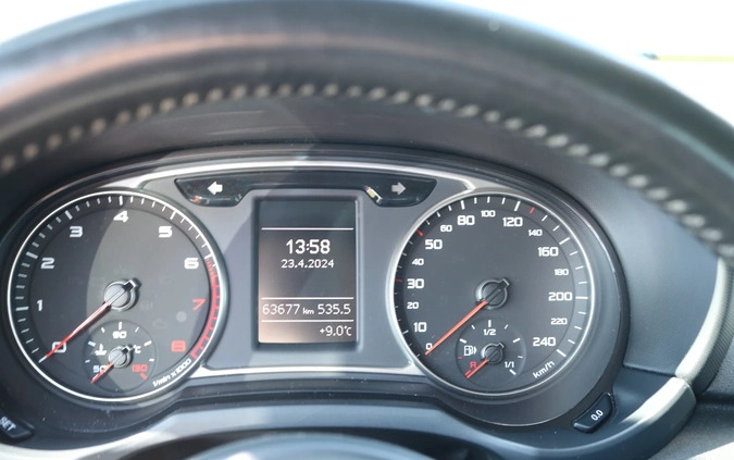 Audi A1 cena 41900 przebieg: 63677, rok produkcji 2012 z Głowno małe 667
